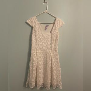 Alya White Lace Dress